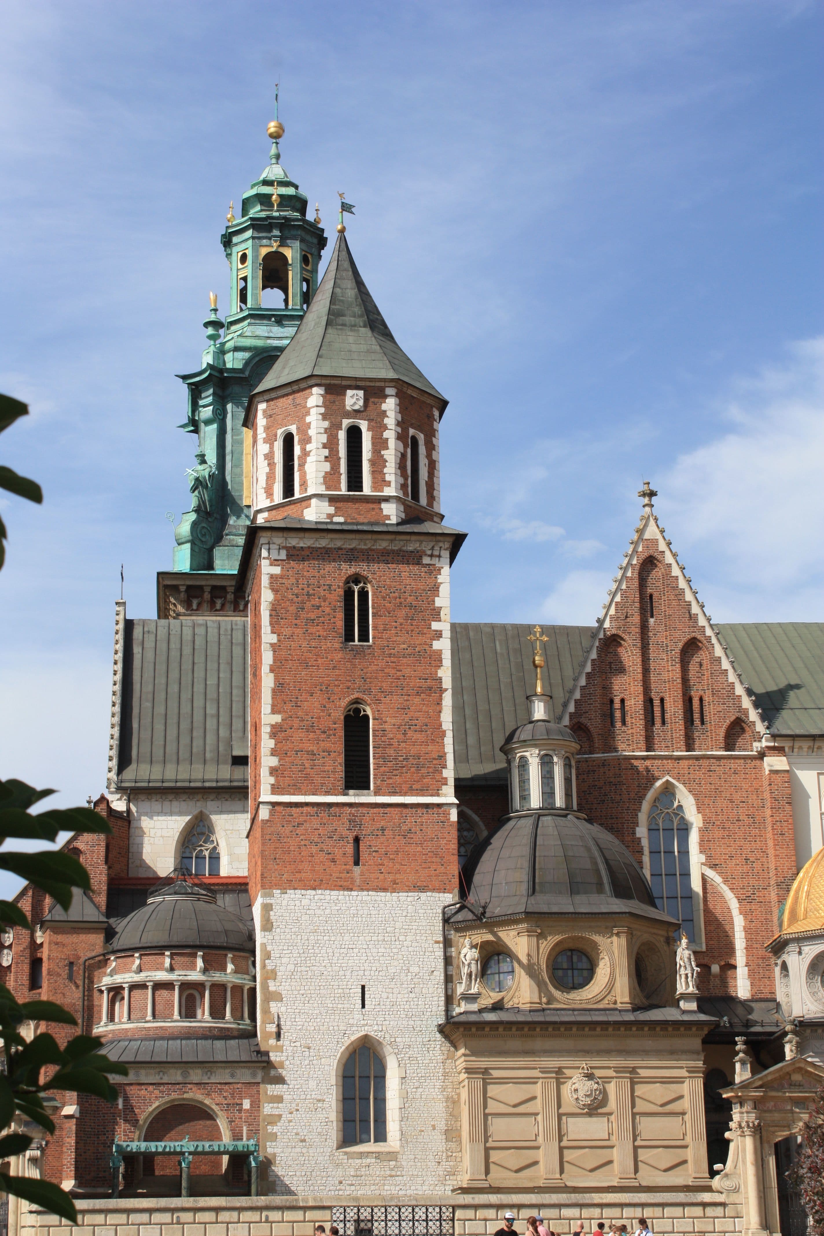 The Gothic tower of Wawel Cathedral within Wawel Castle, Kraków